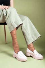 Nylon Compression Stockings, Mocca with Flowers