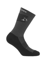 CREW SPORTS TENNIS COMPRESSION SOCKS, SUPCARE, DARK GREY