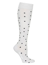 Compression Stockings Bamboo, Grey with Dots