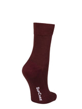 SupCare Compression Crew Socks Bamboo, Bordeaux