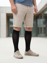 SupCare Giftbox 5 Pairs Compression Stockings Bamboo, Rib Weave, BASIC, WIDE CALF