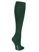 Compression Stockings Bamboo, Green Rib