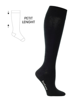 SupCare Compression Stockings Cotton, Black, PETIT