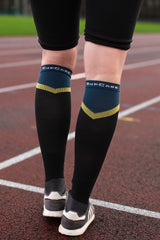 Compression Stockings for Sports, Class 2, DriRelease, Blue