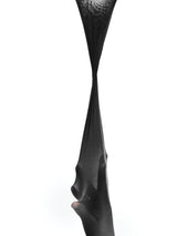 Microfiber compression tights, 140 denier, black