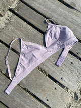 Soft bra, organic cotton, lilac