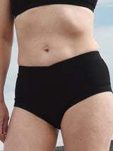 Briefs, organic cotton, black