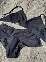 Briefs, organic cotton, black