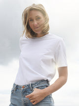 T-shirt, organic cotton, white