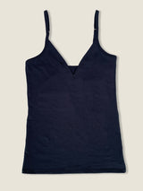 Top, organic cotton, black