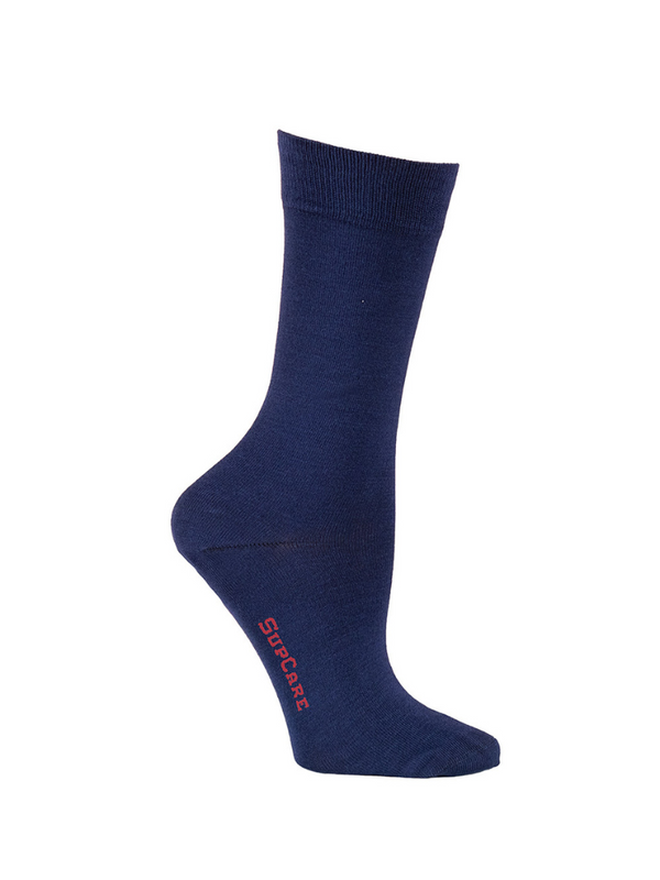 Bamboo Socks without Compression, 5 Pairs, Navy Blue