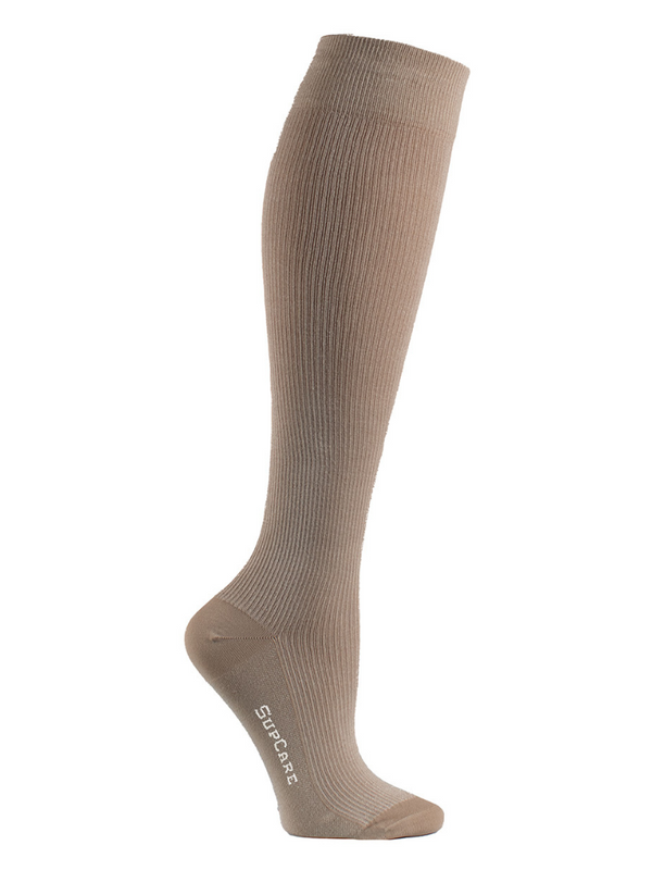 Bamboo compression stockings, Beige