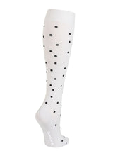 Compression Stockings Bamboo, Grey with Dots