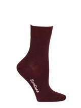 SupCare Compression Crew Socks Bamboo, Bordeaux