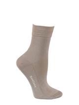 Compression Crew Socks Bamboo, Beige