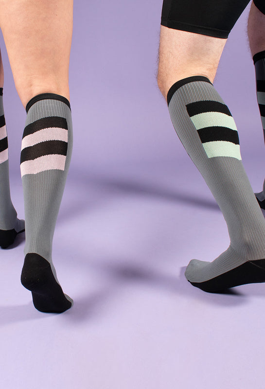 Fashion Class 2 Compression Socks Men Women Varicose Veins Socks