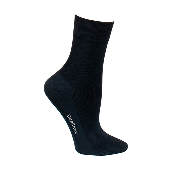 Compression Crew Socks Bamboo, Black