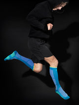 Sports compression socks, Extreme Bounce, blue