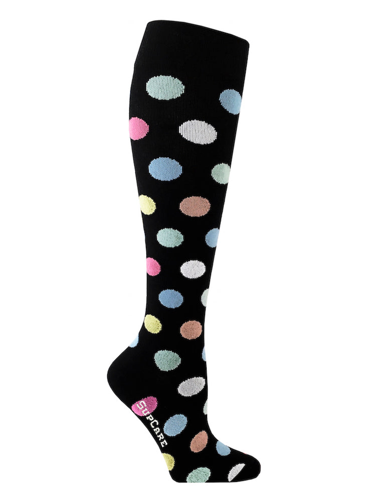 Cotton compression stockings, black – SupCare