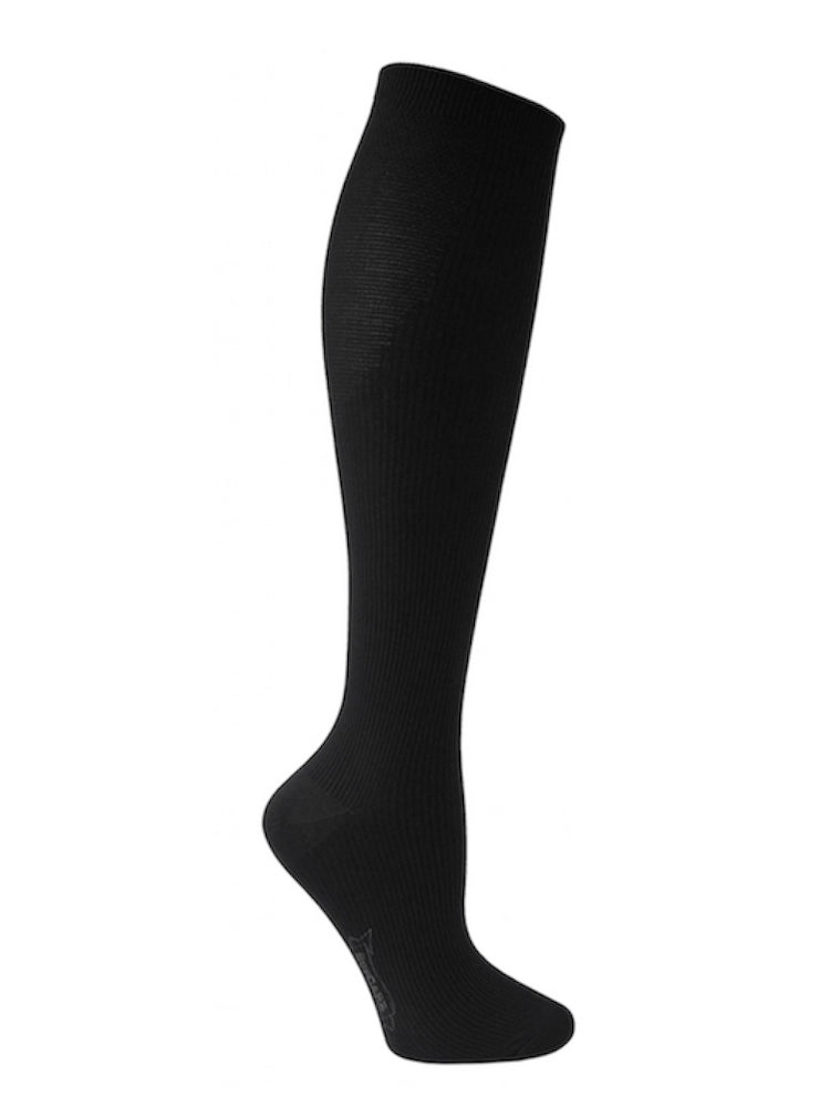 Microfiber compression stockings, black