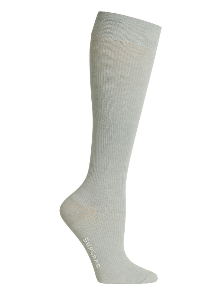 Bamboo compression stockings, light grey