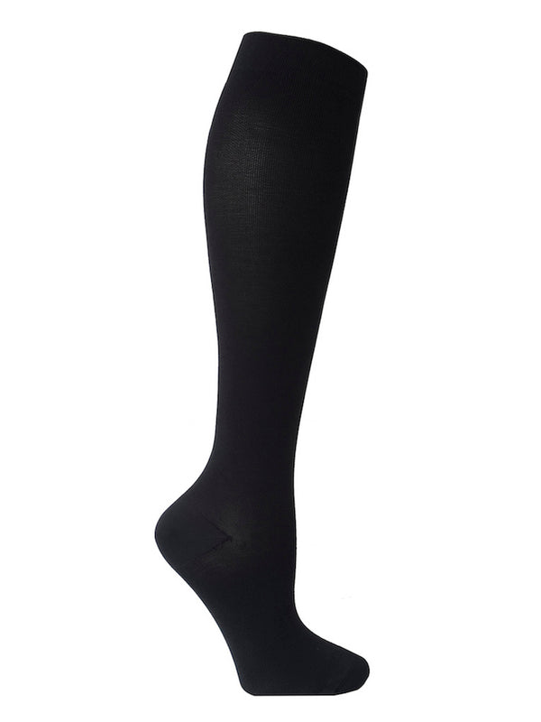 Medical Compression Stockings Class 2, Open Toe, Black