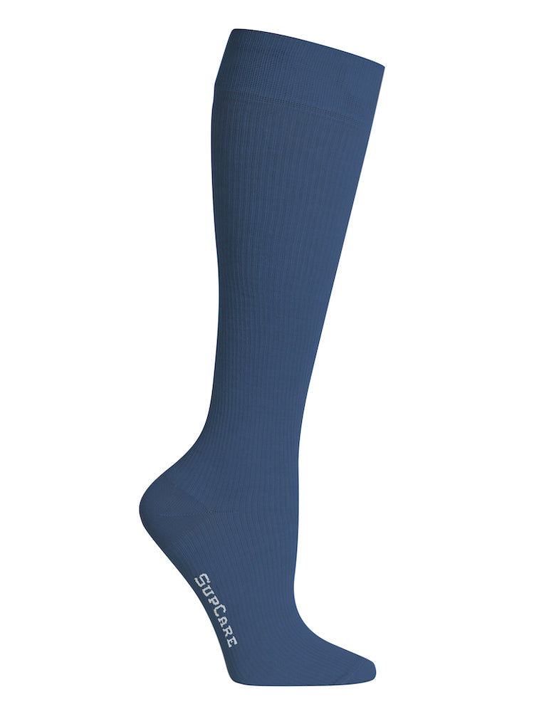 Bamboo compression stockings, blue