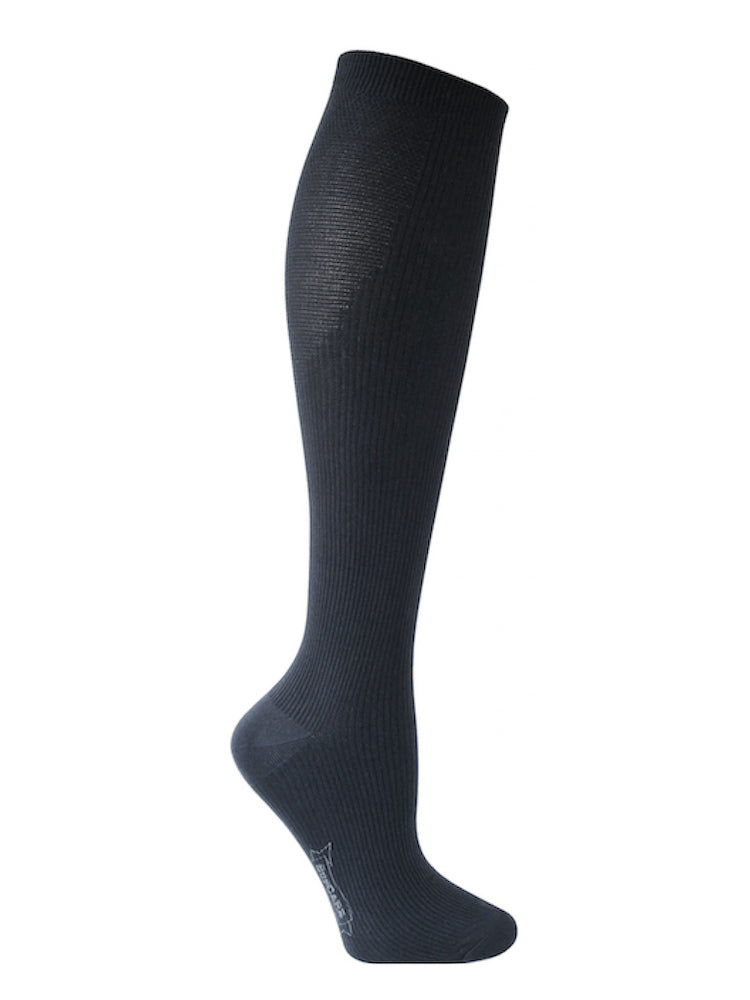 Microfiber compression stockings, grey