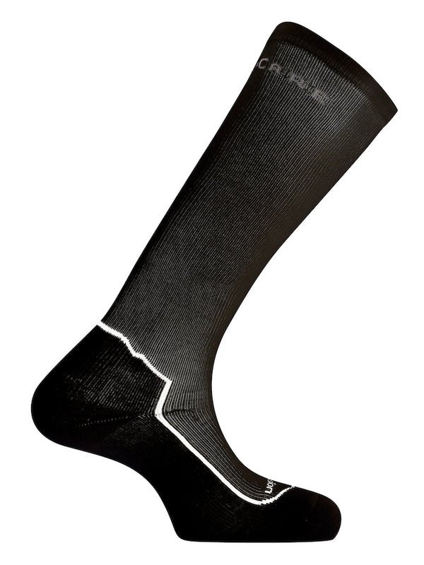 Sports compression socks with CoolMax®, black